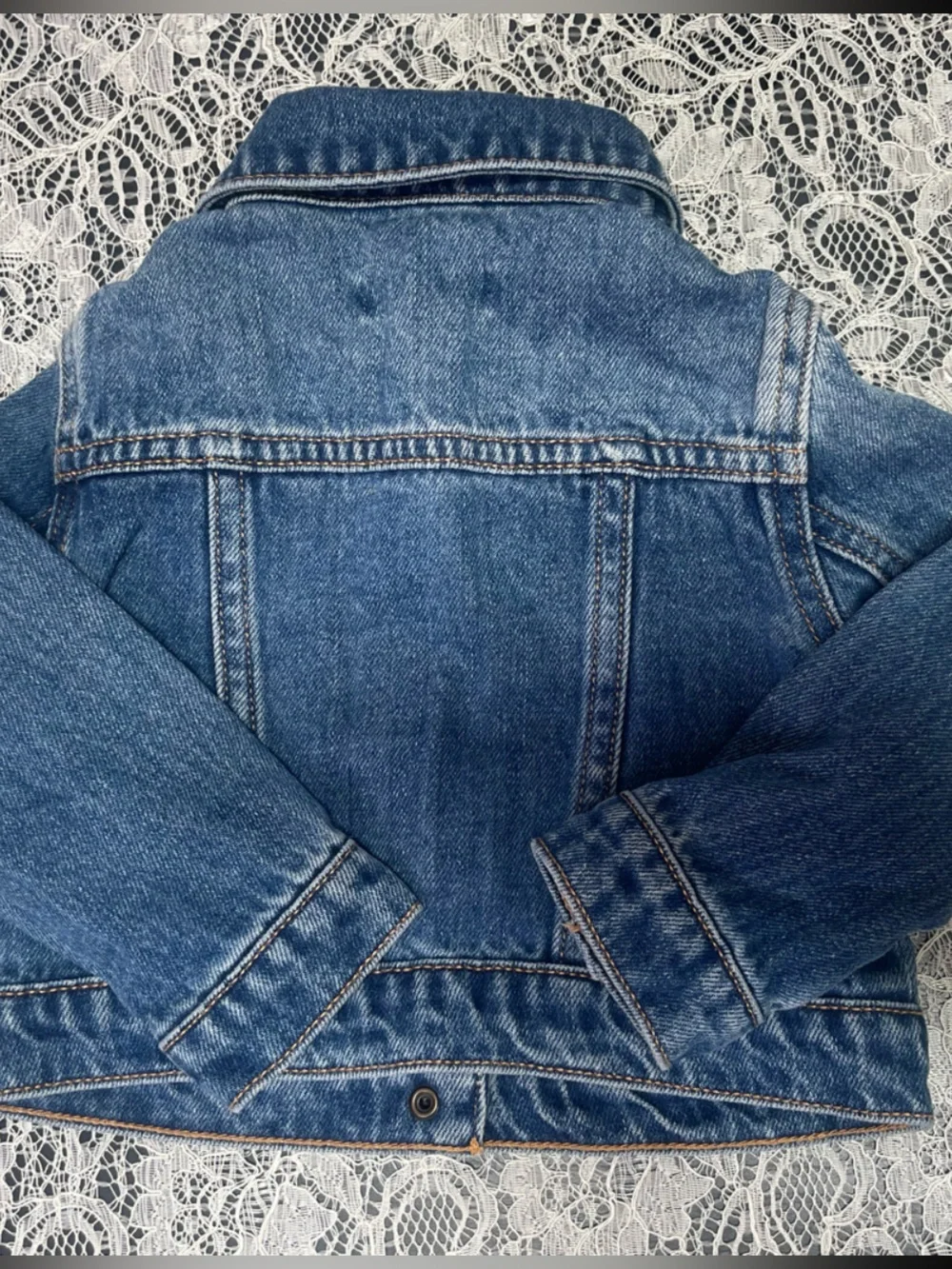 QUINCE Organic Cotton Denim Jacket Kids Boys Girls Relaxed Fit Jean Jacket
